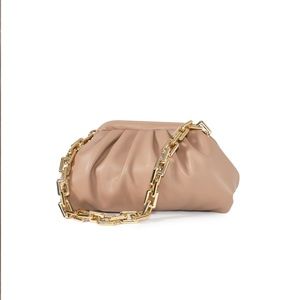 CHIC CROSSBODY CHAIN POUCH BAG - NATURAL